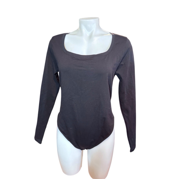 AND NOW THIS Tops - Women's AND NOW THIS Bodysuit XL/XXL Black Long Sleeve